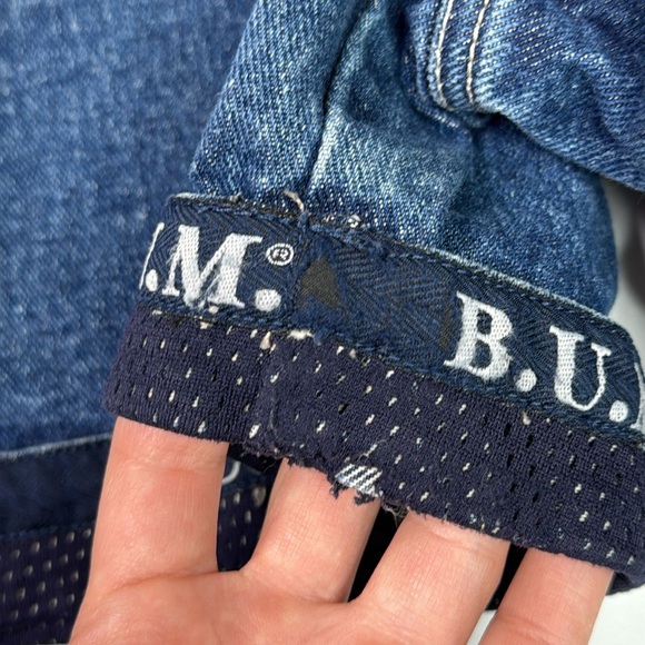 Vintage Bum Equipment Denim Shorts Size 7/8 Waist 24 - Picture 9 of 10